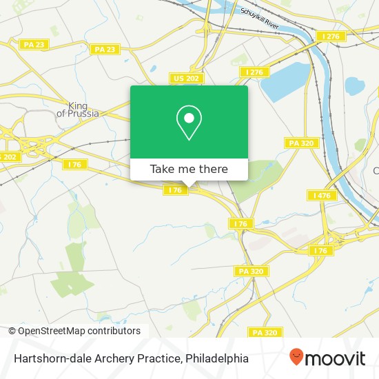 Mapa de Hartshorn-dale Archery Practice