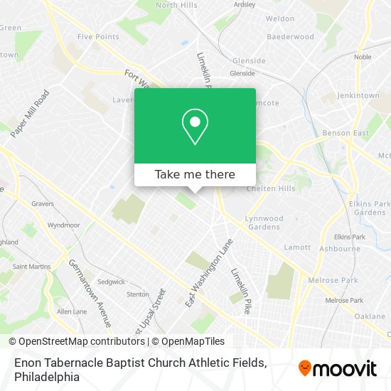 Enon Tabernacle Baptist Church Athletic Fields map