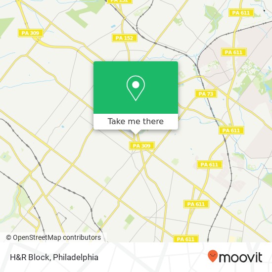 H&R Block map