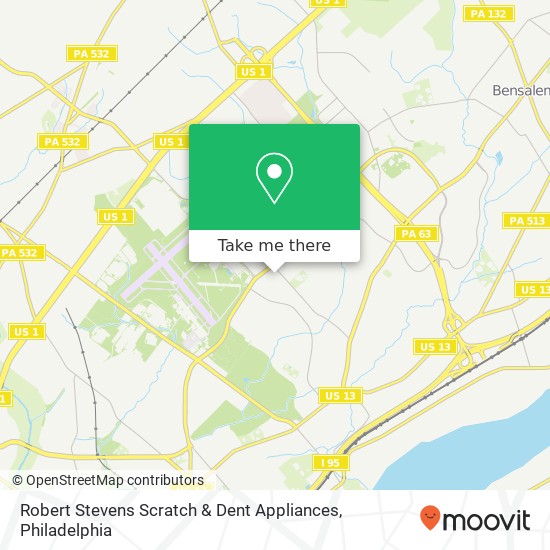 Robert Stevens Scratch & Dent Appliances map