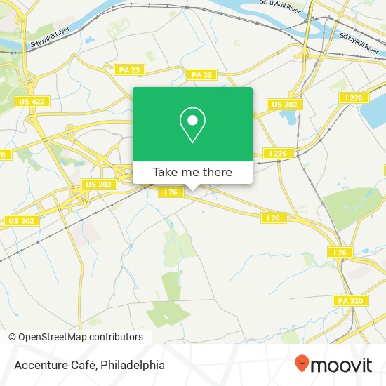 Mapa de Accenture Café