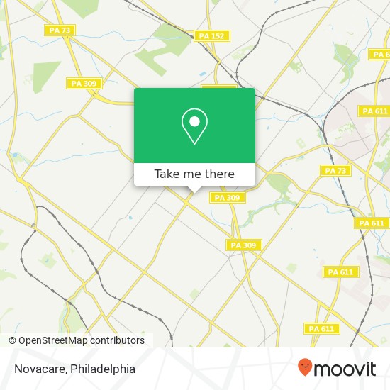 Novacare map