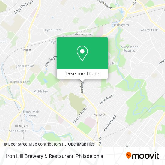 Mapa de Iron Hill Brewery & Restaurant