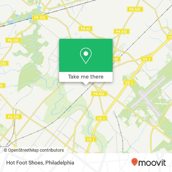 Hot Foot Shoes map