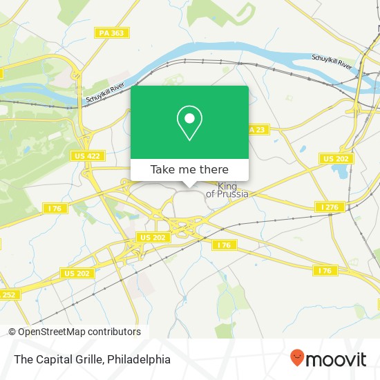The Capital Grille map