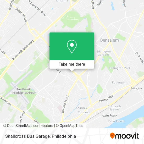 Shallcross Bus Garage map