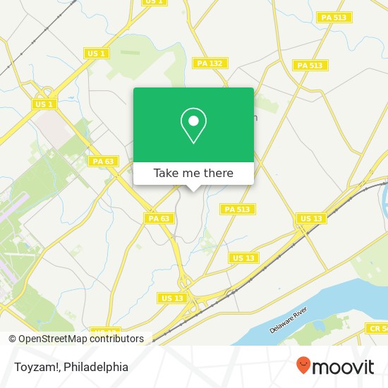 Toyzam! map