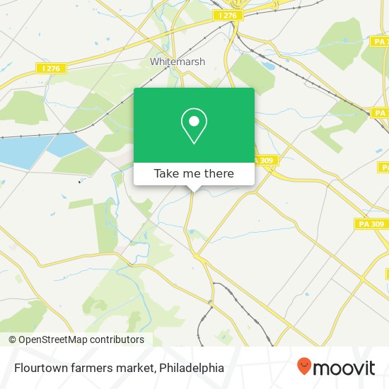 Flourtown farmers market map