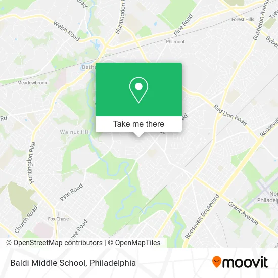 Baldi Middle School map