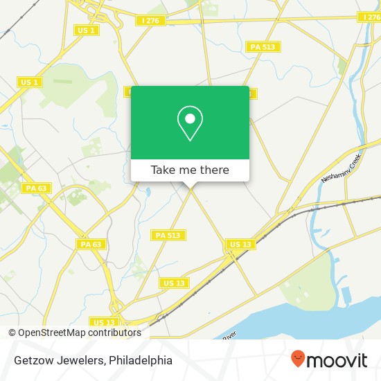 Getzow Jewelers map