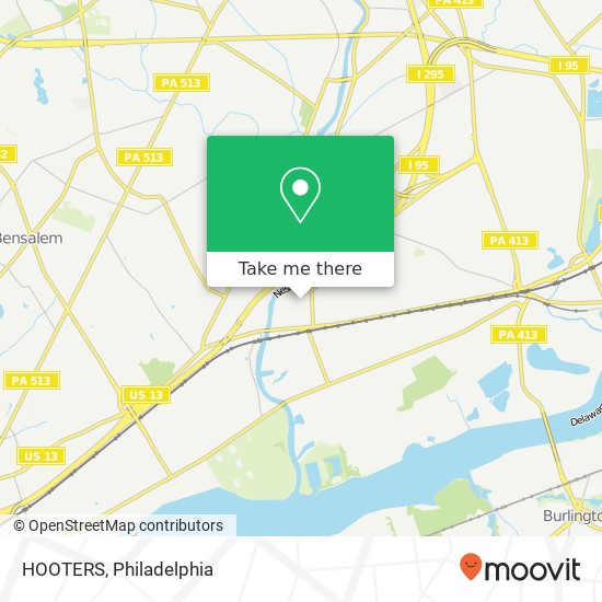 HOOTERS map