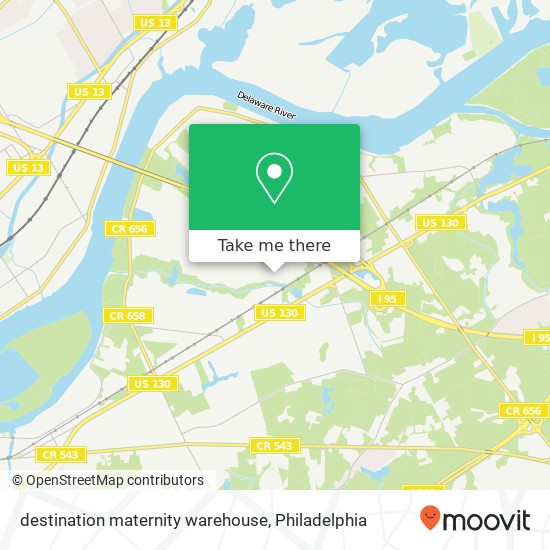 destination maternity warehouse map
