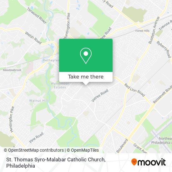 St. Thomas Syro-Malabar Catholic Church map