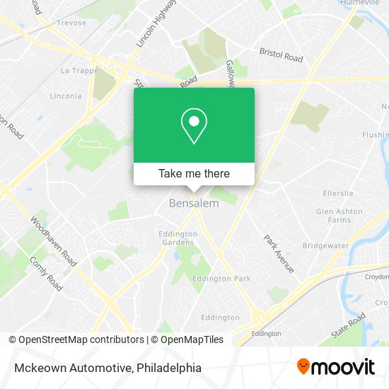 Mckeown Automotive map