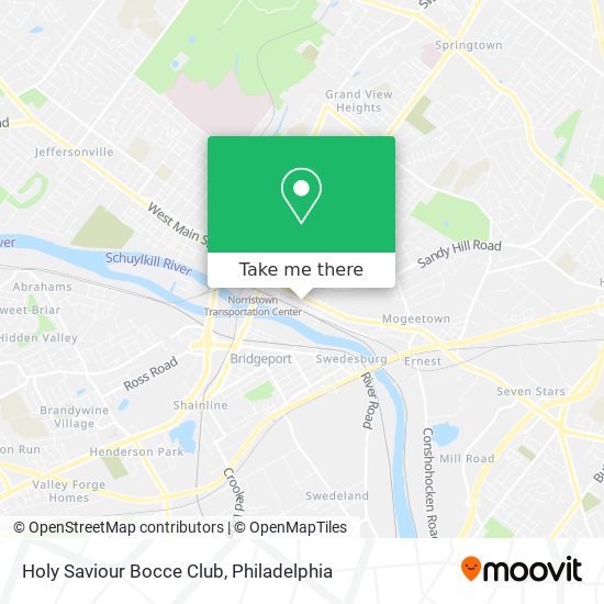 Holy Saviour Bocce Club map