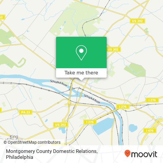 Mapa de Montgomery County Domestic Relations