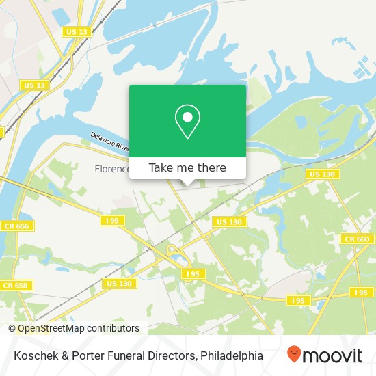 Koschek & Porter Funeral Directors map