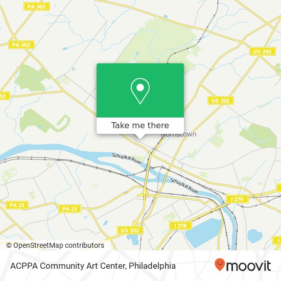 ACPPA Community Art Center map