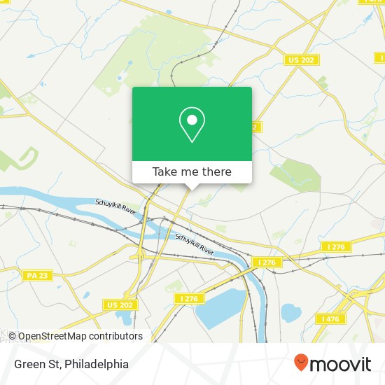 Mapa de Green St