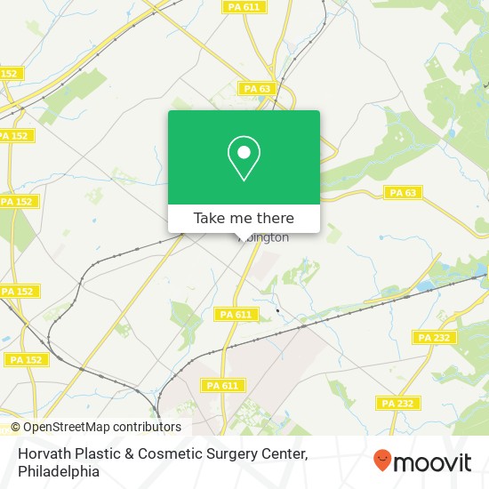 Horvath Plastic & Cosmetic Surgery Center map