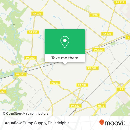 Aquaflow Pump Supply map