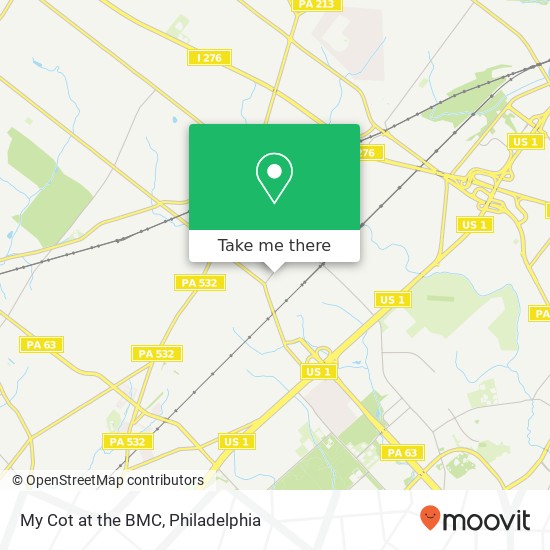 Mapa de My Cot at the BMC