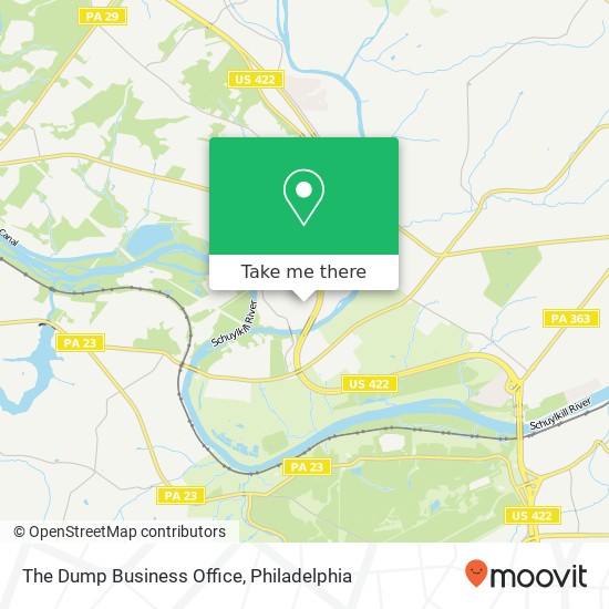 The Dump Business Office map
