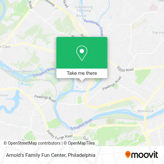Arnold's Family Fun Center map
