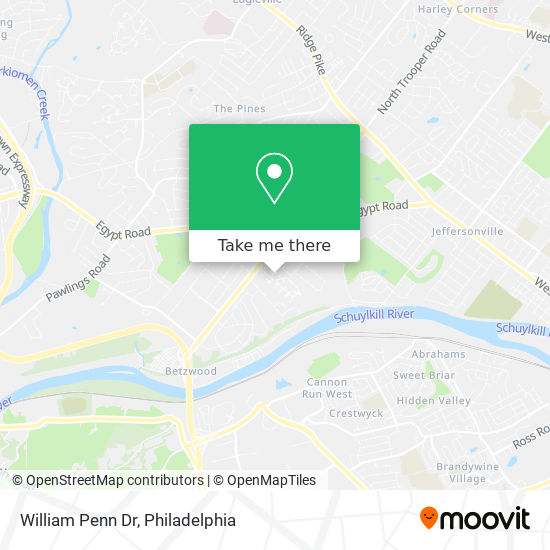 William Penn Dr map