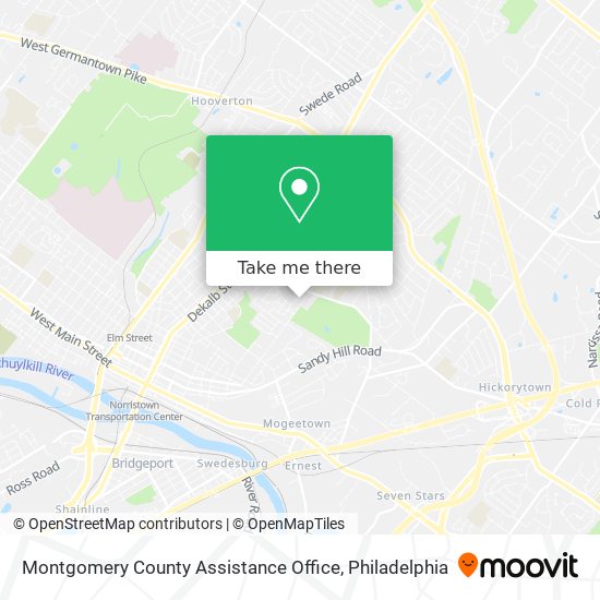 Mapa de Montgomery County Assistance Office