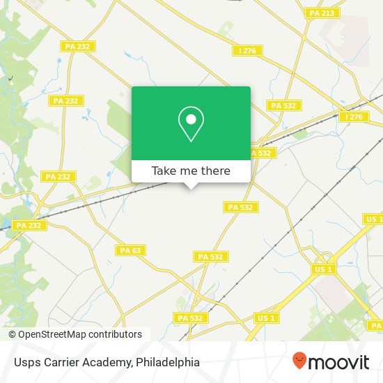 Mapa de Usps Carrier Academy