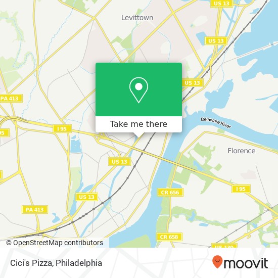 Mapa de Cici's Pizza