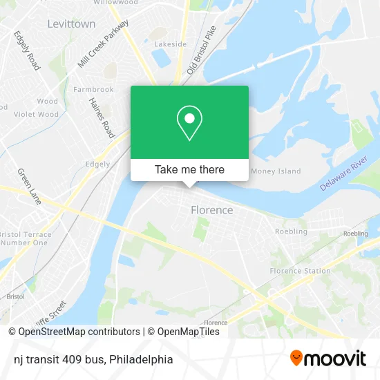 nj transit 409 bus map