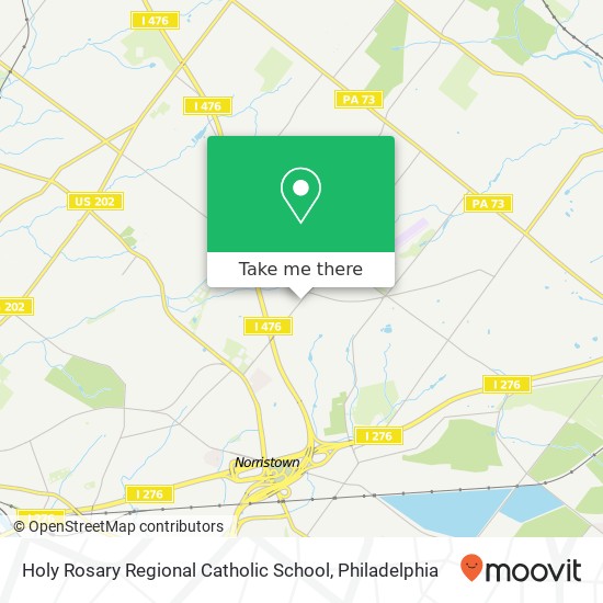 Holy Rosary Regional Catholic School map