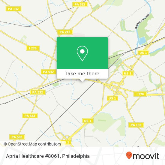 Apria Healthcare #8061 map