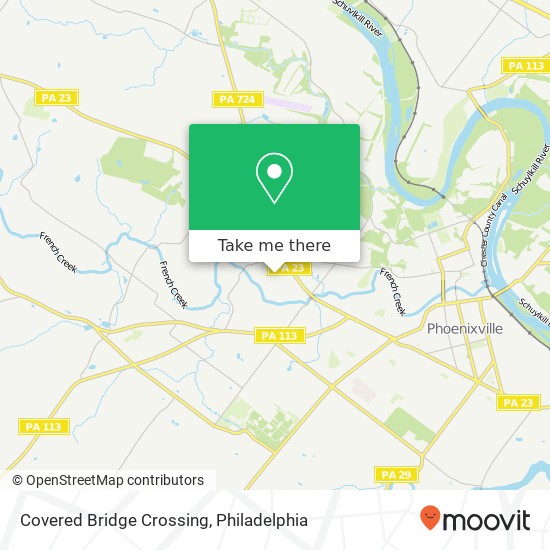 Mapa de Covered Bridge Crossing