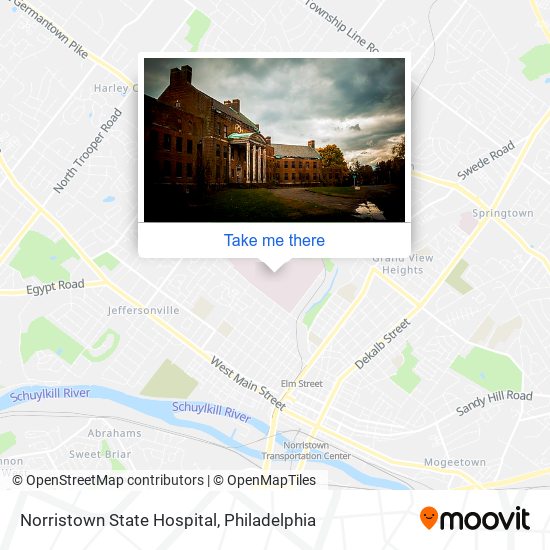 Mapa de Norristown State Hospital