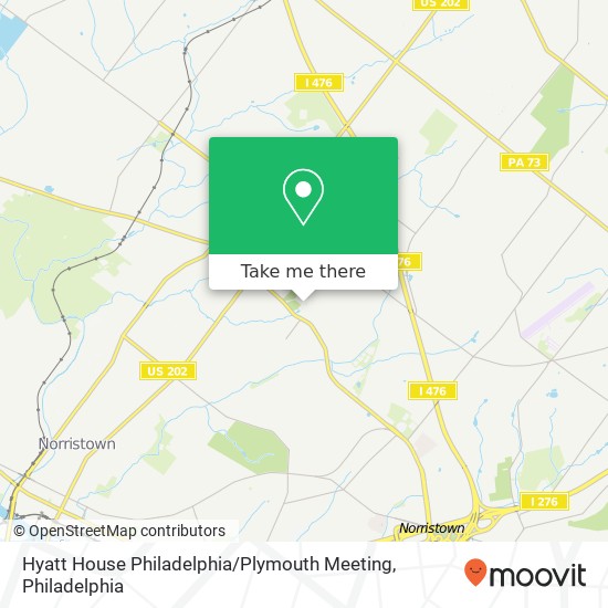 Mapa de Hyatt House Philadelphia / Plymouth Meeting