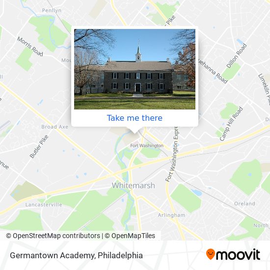 Mapa de Germantown Academy