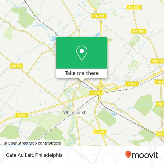 Mapa de Cafe Au Lait