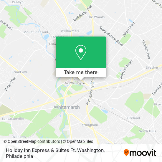 Mapa de Holiday Inn Express & Suites Ft. Washington