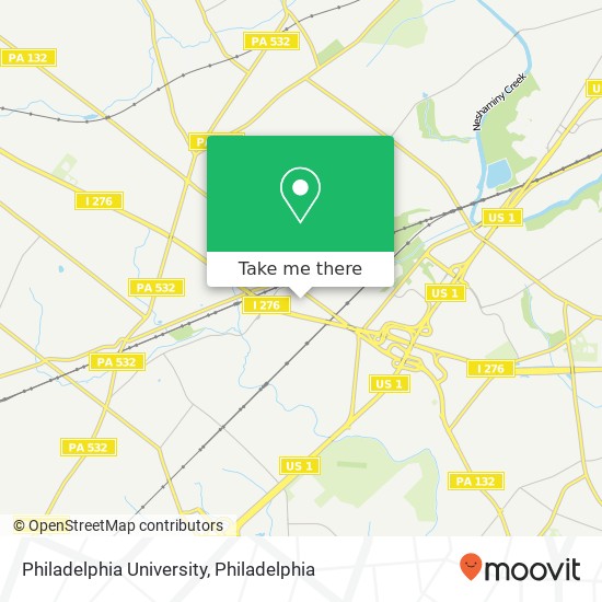 Philadelphia University map