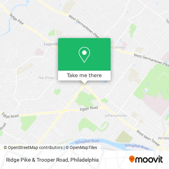 Mapa de Ridge Pike & Trooper Road