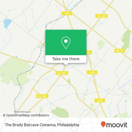 Mapa de The Brady Batcave Cinnema