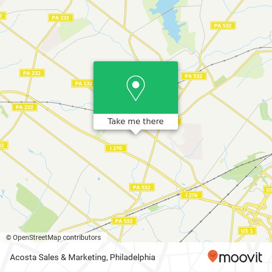 Acosta Sales & Marketing map