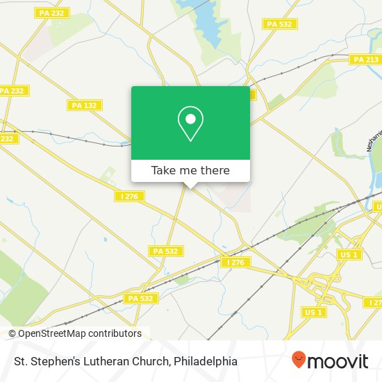 St. Stephen's Lutheran Church map