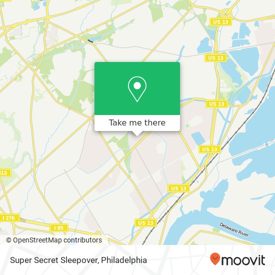 Mapa de Super Secret Sleepover