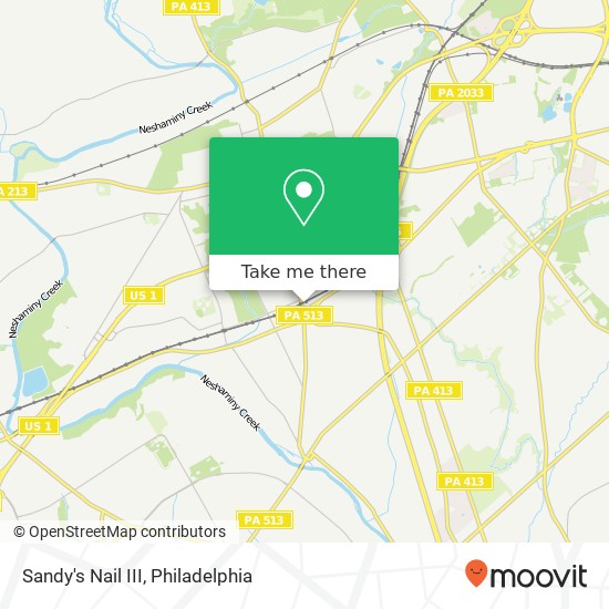 Mapa de Sandy's Nail III