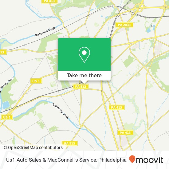 Us1 Auto Sales & MacConnell's Service map