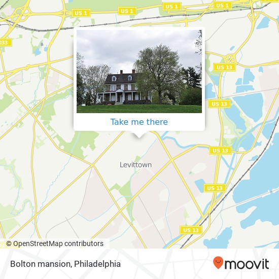 Mapa de Bolton mansion